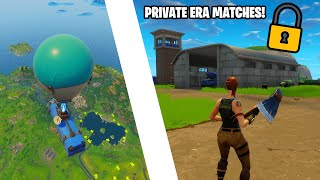 How To Play Private Era Matches OG Fortnite [upl. by Ailerua]