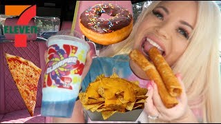 GAS STATION MUKBANG 7 ELEVEN EATING SHOW  TRISHA PAYTAS [upl. by Alfonse]