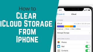 Clear iCloud Storage from Iphone  Delete iCloud Backup  iCloud Guide [upl. by Royd]