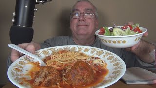 ASMR Making and Eating Spaghetti with Meatballs [upl. by Duhl752]