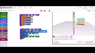 BlocksCAD Demo [upl. by Alyda172]