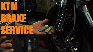 How to service KTM FRONT BRAKE CALIPER  Tutorial [upl. by Alison]