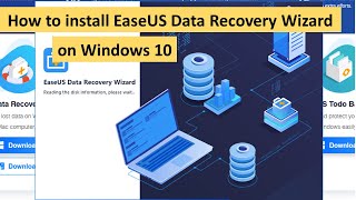 How to install EaseUS Data Recovery Wizard [upl. by Heimlich]