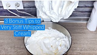 STABILIZED WHIPPED CREAM WITHOUT GELATIN [upl. by Litton210]