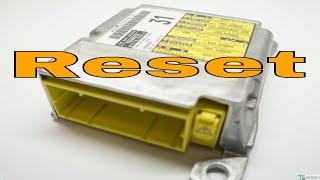 Expert Advice Airbag Module Reset Explained [upl. by Esirtal832]