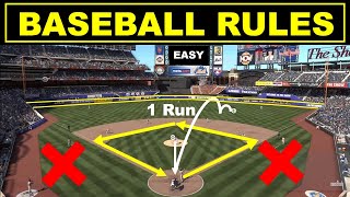 Baseball Rules for Beginners  Easy Explanation [upl. by Ebba834]