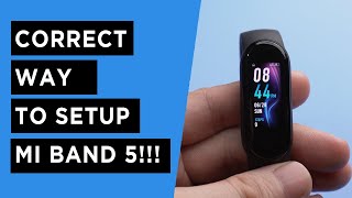 Xiaomi Mi Band 5  Complete Setup for Android amp iOS [upl. by Mccomb838]