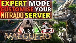 ARK EXPERT MODE Server Settings Explained Nitrado Rentable Server Guide [upl. by Riba555]