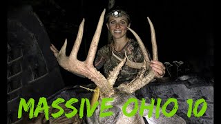 Sarah Bow Hunts Massive 10 Pointer In Ohio  Bowmar Bowhunting [upl. by Vizza]