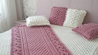 Hermosos cojines a crochetbeautiful crochet pillows [upl. by Sidney75]