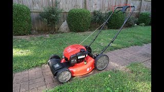 CRAFTSMAN M230 163cc 21in Selfpropelled Gas Lawn Mower with Briggs amp Stratton Engine [upl. by Eekram387]