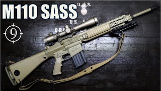 KAC M110 SASS The end of the M14 SR25 AR10 vs M21 sniper accuracy review [upl. by Airebma]