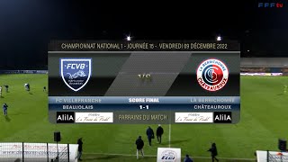 Foot  FCVB vs Châteauroux 09122022 [upl. by Favianus]