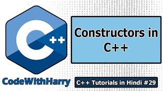 Constructors In C  C Tutorials for Beginners 29 [upl. by Ettevey]