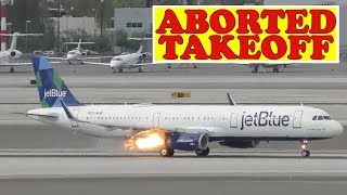 Jetblue Airbus Forced to ABORT TAKEOFF [upl. by Etan]