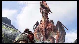 God of War Otrs Imprisonment Dragon Favor Veithurgard Midgard Sidequest [upl. by Yumuk]