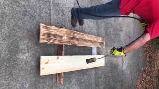 How To Do Burnt Wood Finish [upl. by Ern]