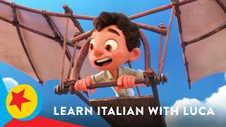 Learn Italian with Luca  Pixar [upl. by Ellehcer754]