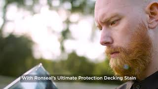 How To ReStain Decking  DIY Tips from Ronseal [upl. by Aniweta]