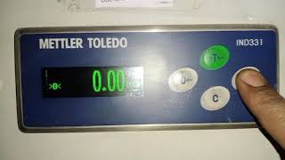 Mettler Toledo load cell calibration [upl. by Eelano171]