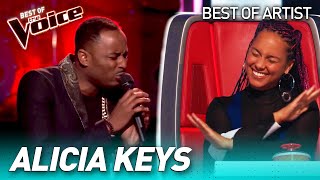 Fantastic ALICIA KEYS covers in The Voice [upl. by Duyne]