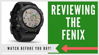 ✅ GARMIN FENIX 6 GOLF WATCH An HONEST Review [upl. by Mraz919]