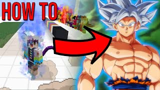 How to Become the NEW MASTERED ULTRA INSTINCT in Minecraft DBC  Dragon Block C [upl. by Galvin431]