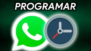 Cómo PROGRAMAR MENSAJES en WHATSAPP [upl. by Maddie493]