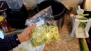 Storing Zucchini Noodles [upl. by Aronaele]