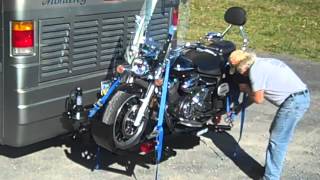 Motorcycle Lift Demo [upl. by Norahs676]