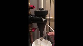 Cleaning a Fernox TF1 magnetic filter [upl. by Thin]