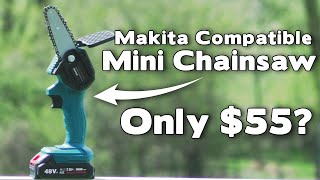 Mini Cordless Chainsaw Review  Is It Any Good [upl. by Nayrb455]