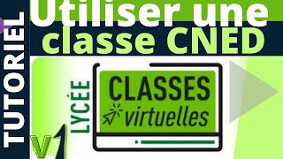 Créer et utiliser une classe virtuelle avec le CNED [upl. by Willmert]