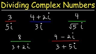 Dividing Complex Numbers [upl. by Hashum]