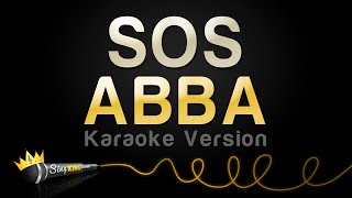 ABBA  SOS Karaoke Version [upl. by Ofella]