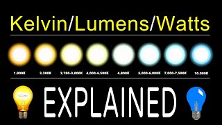 How To Chose LED Bulbs  Kelvin Lumens amp Watts EXPLAINED [upl. by Mobley102]