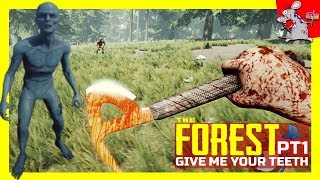 The Forest PS4 Gameplay  How To Survive The First Day  Lets Play [upl. by Jamnis]