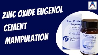 Zinc Oxide Eugenol Cement Mixing  Dental Materials [upl. by Harned]