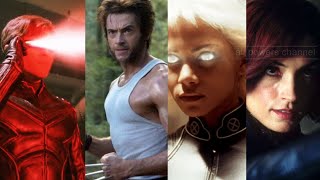 XMen All Team Powers Weapons and Fights from the films [upl. by Ecnarolf511]