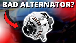 SYMPTOMS OF A BAD ALTERNATOR [upl. by Ajar]