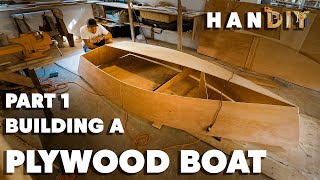 Building a Plywood Boat  Part 1 Building the Hull [upl. by Ennaylloh819]