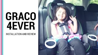 HOW TO INSTALL GRACO 4EVER CAR SEAT ALL 4 POSITION [upl. by Amaryllis]