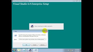 Install Microsoft Visual Basic 6 on Windows 7  VB6 [upl. by Aizat402]