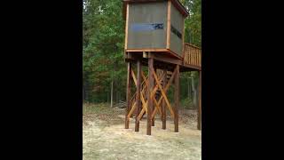 Ultimate DIY Deer Stand  DEER CONDO [upl. by Mcgill]