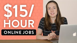 10 Online Jobs That Pay 15hr or More for Students in 2023 [upl. by Garin434]