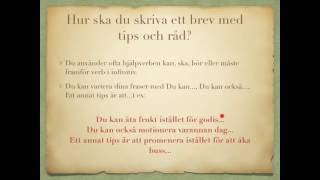 Skriva på Sfi Ge tips och råd kurs C kurs D [upl. by Ongineb]