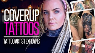 COVERUP TATTOOS⚡Everything you need to know about tattooing coverups [upl. by Sisxela265]