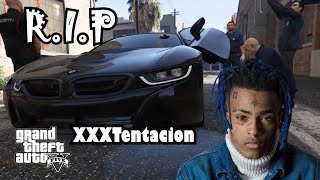 XXXTentacion death recreation in GTA 5 [upl. by Auohp]