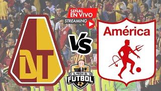 Tolima 2 vs América 1  Fecha 3  Liga I 2024 [upl. by Ikcir]