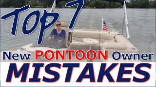 Biggest Mistakes New Pontoon owners Make [upl. by Tirma]